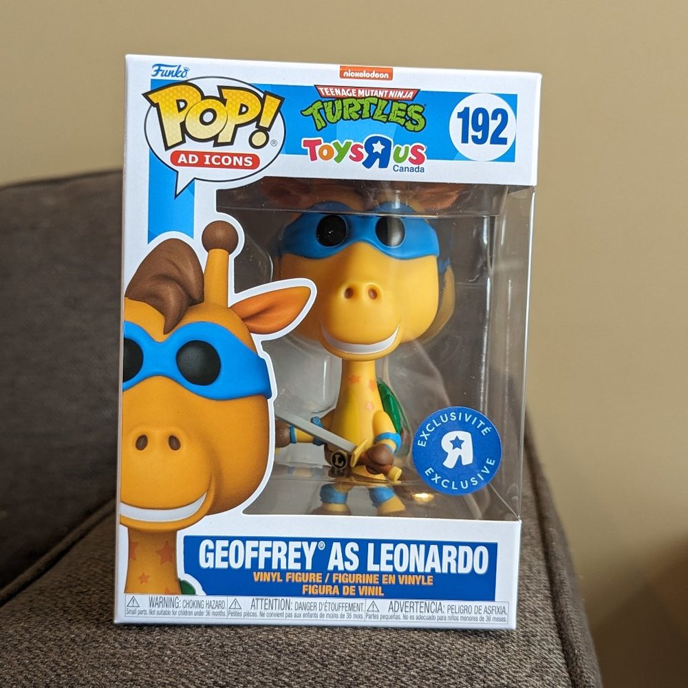 Funko Pop Geoffrey as Leonardo TMNT TRU Canada Exclusive Ninja Turtles